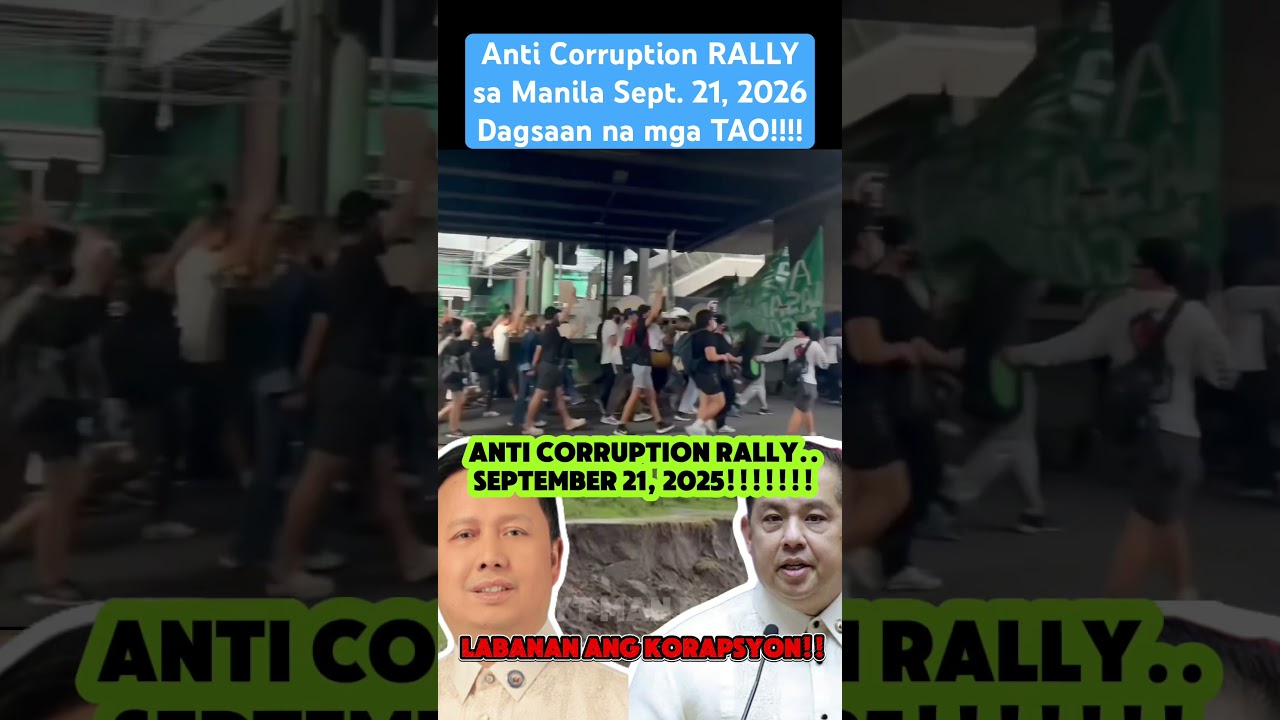 Anti corruption RALLY sa Manila Sept. 21. Grabe DAGSAAN na mga tao! | Manila rally | Luneta park.
