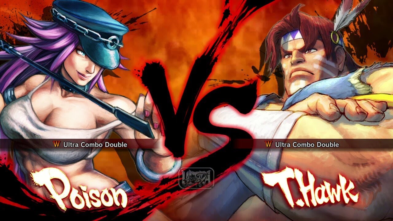 Ultra Street Fighter 4 - Poison против T. Hawk [Самый сложный уровень]