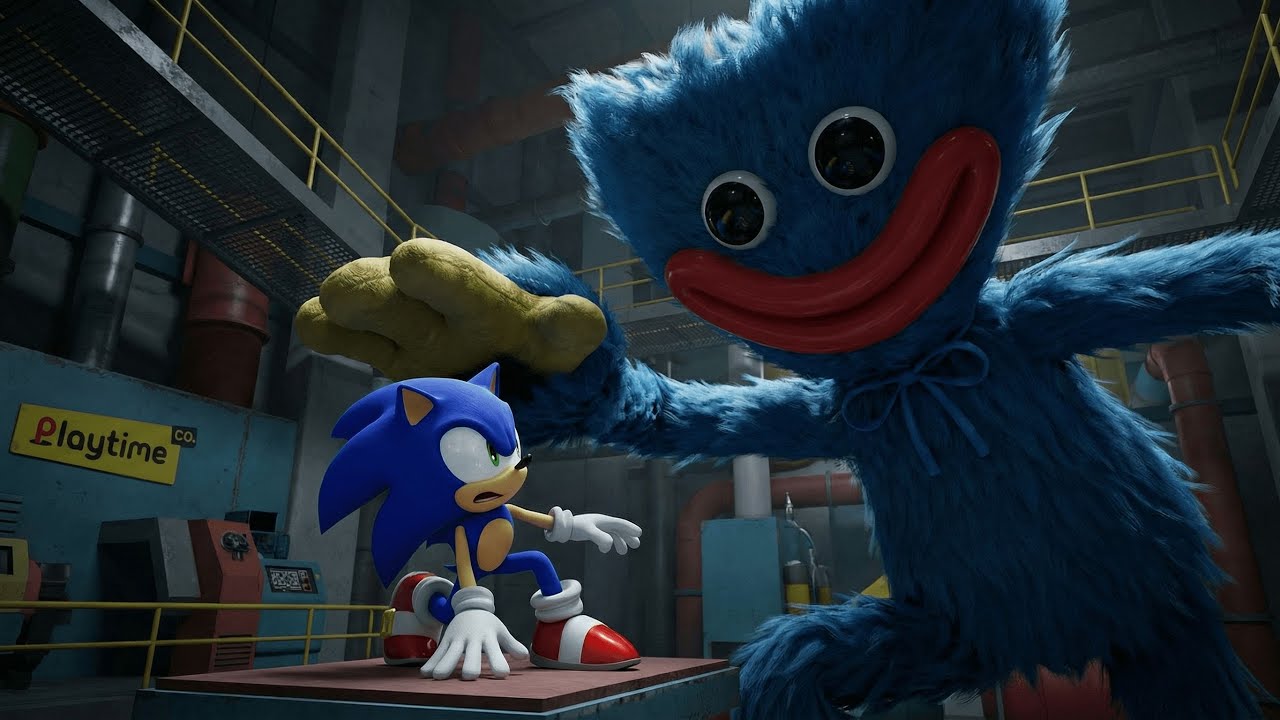 Sonic plays Poppy Playtime