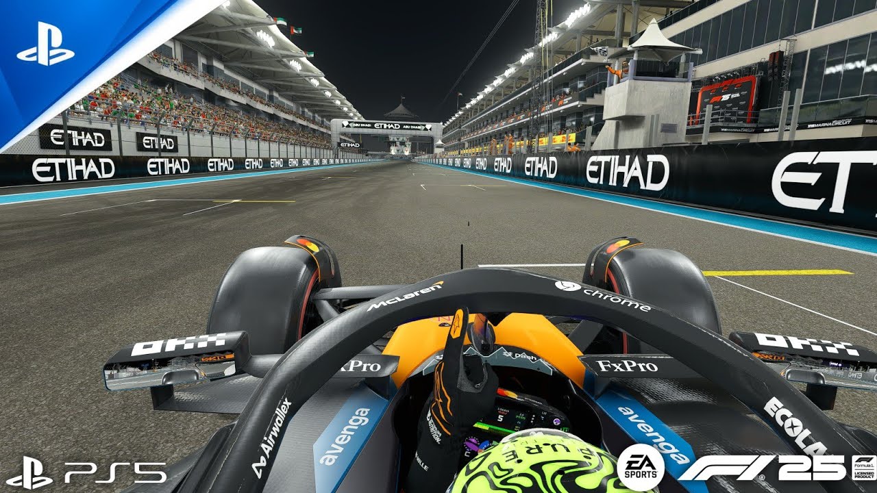 Gameplay Lando Norris Abu Dhabi Yas Marina Circuit Final Round F1 25 | PS5