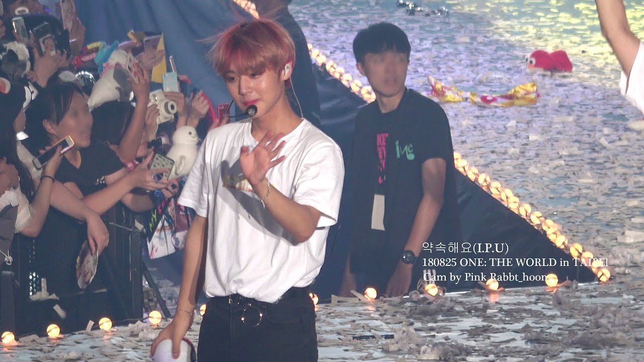 180825 워너원 월드투어 [ONE: THE WORLD in TAIPEl] - 약속해요+엔딩 (박지훈 Focus) 4K