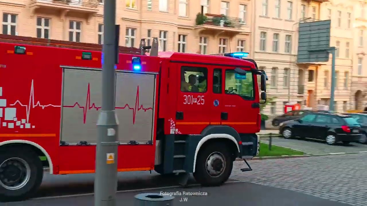 JRG 1 Poznań | Alarmowo 301[P]21, 301[P]25 oraz 301[P]51 do załączonego alarmu przeciwpożarowego