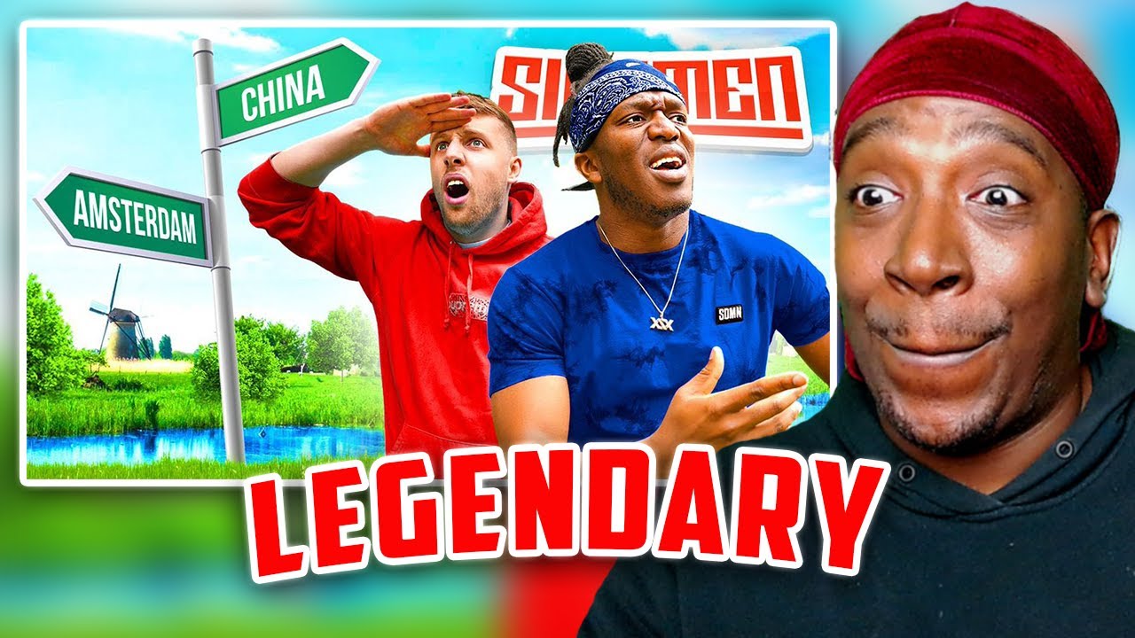 American Reacts To SIDEMEN ABANDONED IN EUROPE CHALLENGE