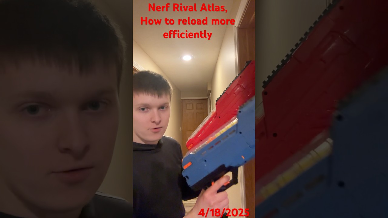 How to reload a Nerf Rival Atlas more efficiently.