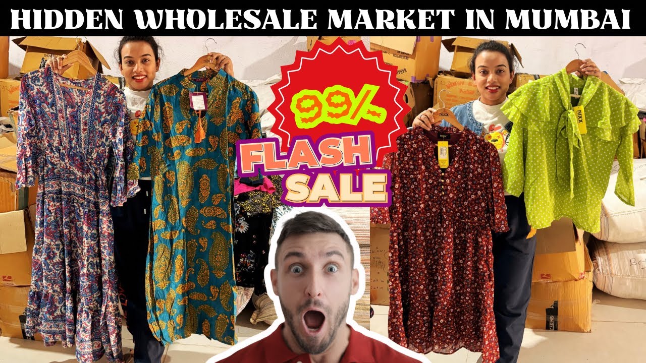 ₹99 MEGA SALE LIVE  ||BIGGEST WESTERN WEAR WHOLESALE MARKET IN MUMBAI || 8617779584