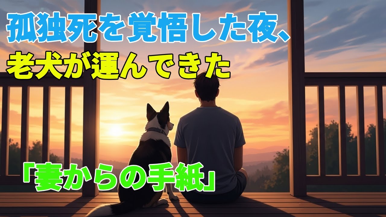 「身寄りなし、貯金のみ。孤独な78歳が引き取った『最期の犬』。亡き妻が通帳に隠した、20年越しの衝撃のメッセージ」「死に場所を探していた私に、老犬が教えてくれたこと。余命わずかな妻が、密かに積み立てて