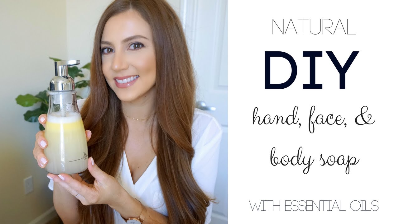 Natural DIY:  Foaming Hand, Face, & Body Soap