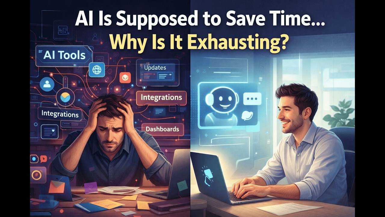 AI Is Supposed to Save Time… So Why Is it Exhausting?