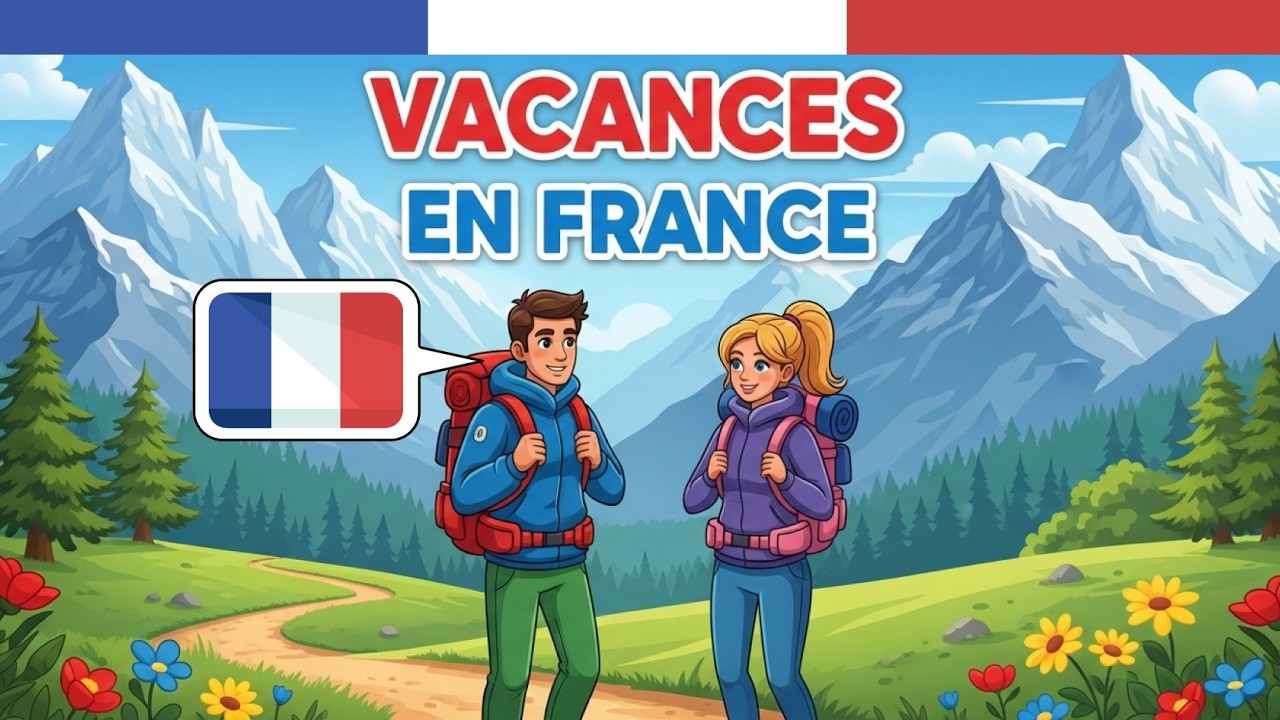 Pratiquer le Français avec une Conversation: Décrire des Vacances Passées 🇫🇷