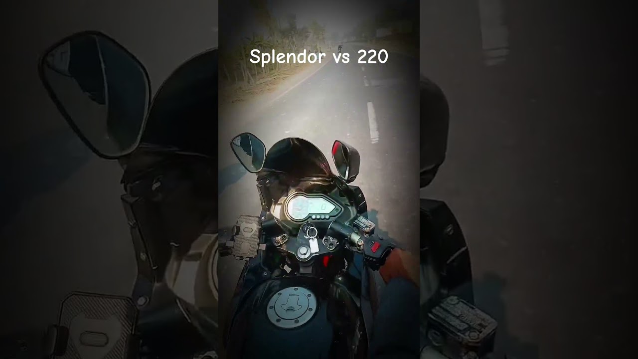 Splendor vs pulsar 220 😱 