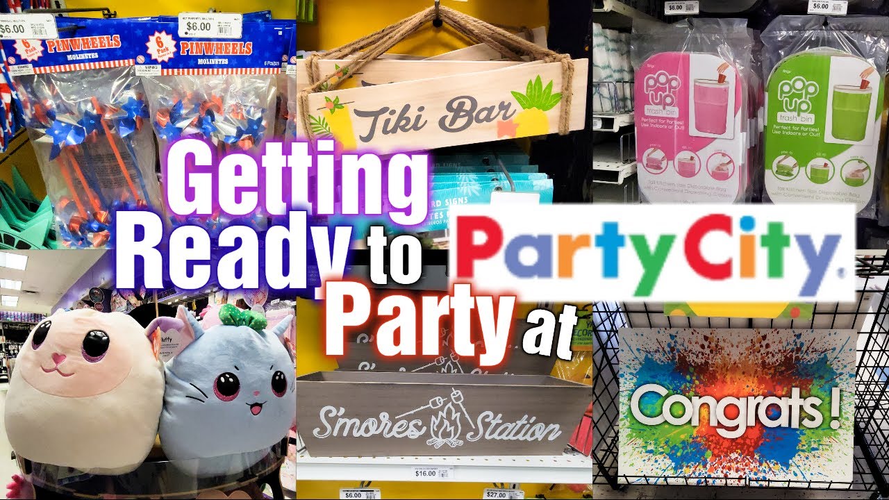 Getting Ready to Party at Party City! Let's Shop!