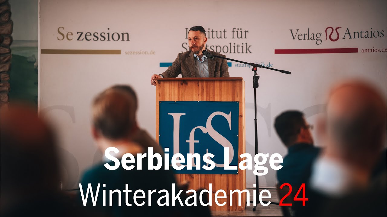 „Die Serben und die Russen“ – Dusan Dostanic trug auf der Winterakademie 2024 vor