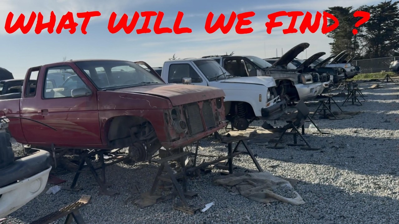 Hunting for parts at PICK N PULL for my Nissan D21 Hardbody 