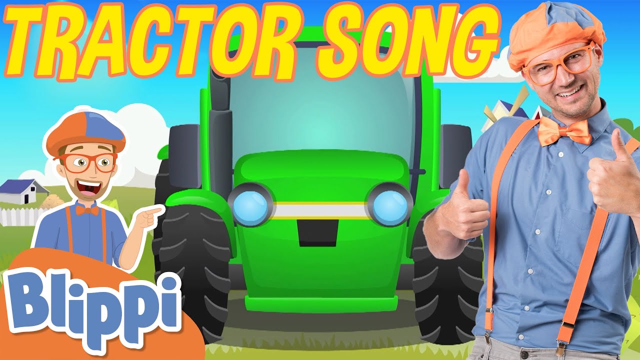 Blippi TRACTOR song | Educational Songs For Kids