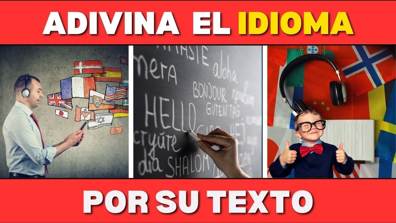 👉 ¿Puedes Adivinar el Idioma por el Texto? 🌍📝 | Trivia de 50 Idiomas