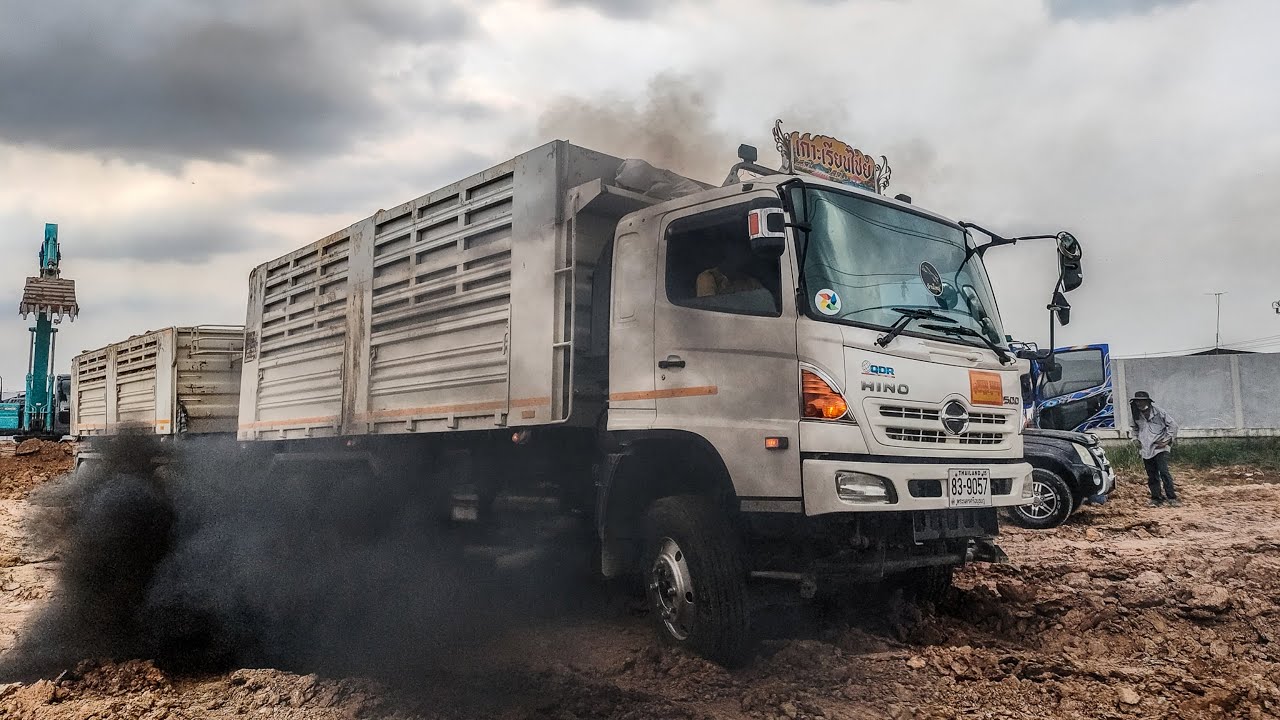Hino 344รีแม็พ ถึงกับเหนื่อย เมื่อเจอหน้างานแบบนี้