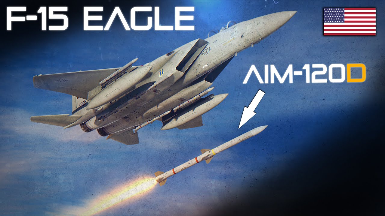Long Range AMRAAM | How Good Is The Aim-120D ? | Digital Combat Simulator | F-15 Eagle |