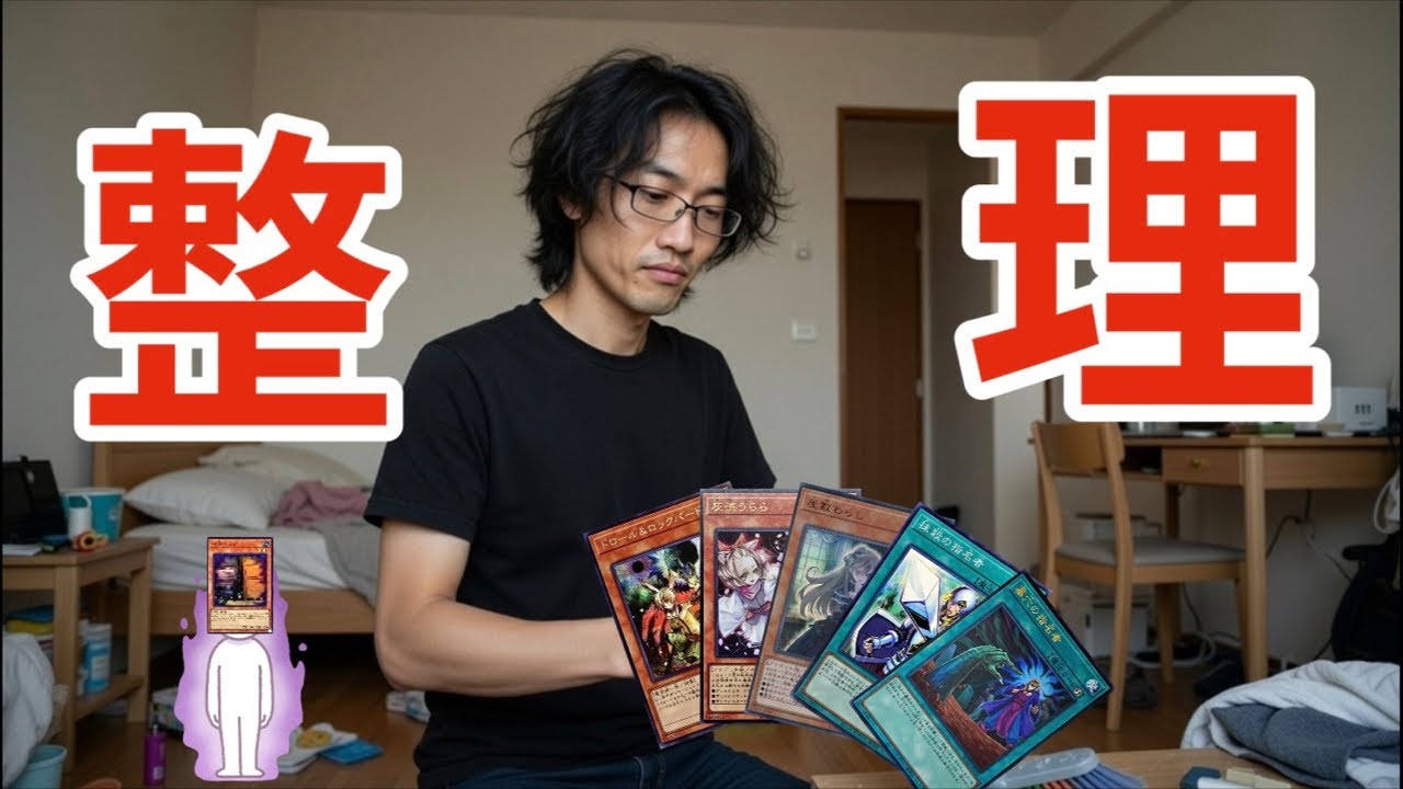 【遊戯王】深夜、カード整理と雑談