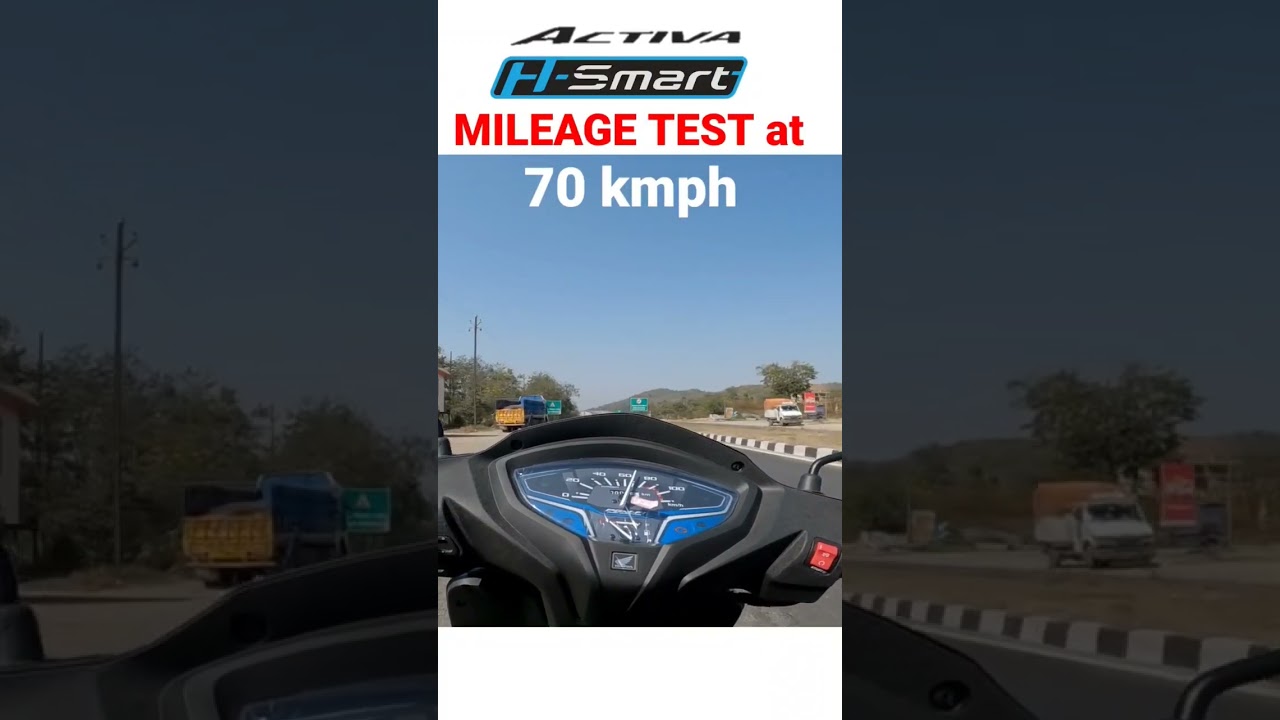 #shorts | New Activa H-SMART Mileage Test | New | Mileage