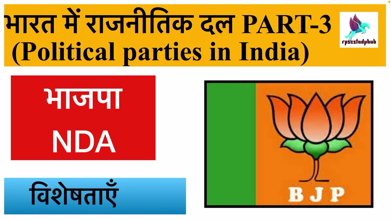 | Part-3 | Bhartiya Janta Party | BJP | NDA | Political Party of India in hindi |