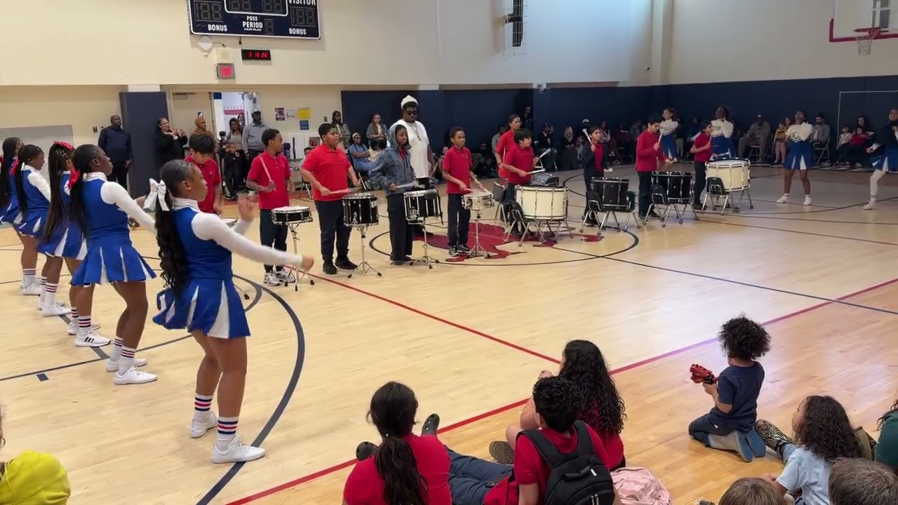 ICS Drumline ROCKS their BHM show!!