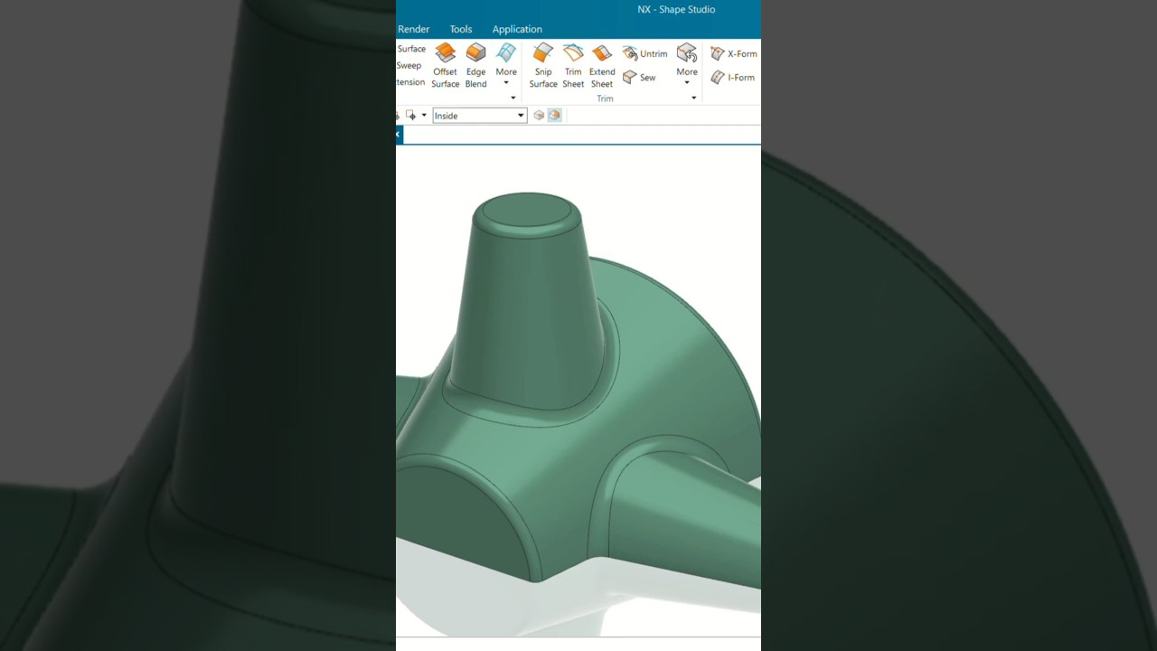 Master Siemens NX Surface Modeling | NX CAD Surfacing Tutorial #3dmodeling #siemensnx #nxcad #ugnx