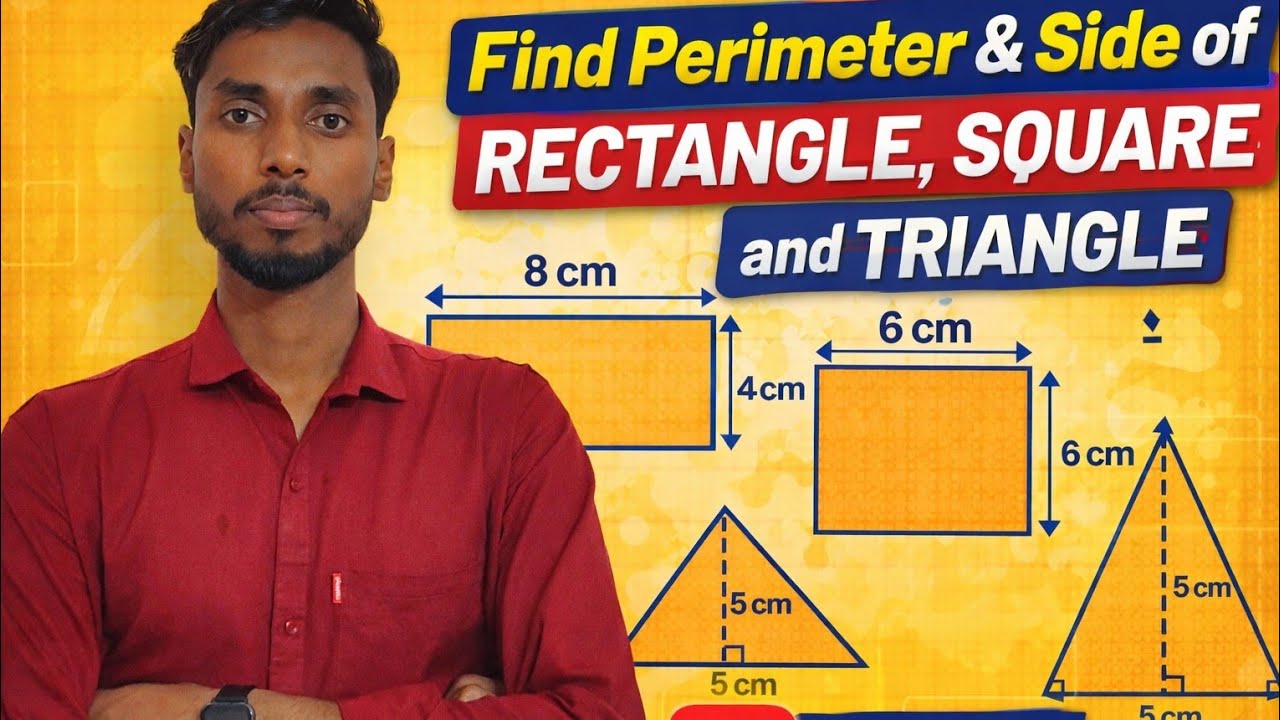 How to find Perimeter and Side ??? #maths #learn #formula1 #foryou #students 