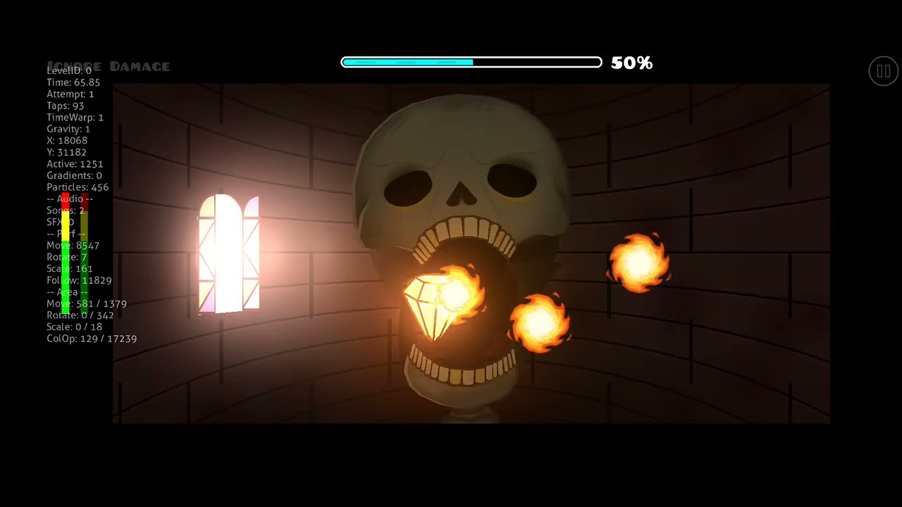 Skeletal Senanigans geometry dash mobile version😂😂😂😂😂
