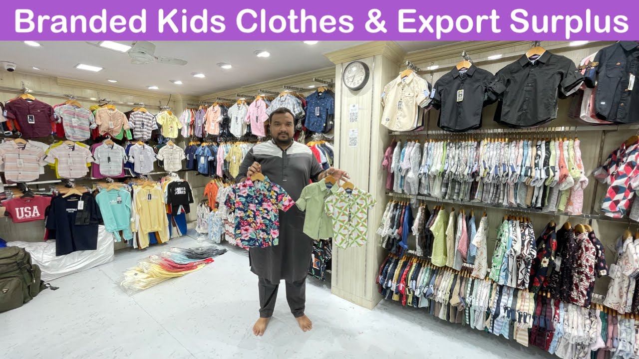 Branded Export Surplus kids Clothes Wholesaler in Mumbai | Kids Brand Cloth Wholesale Market