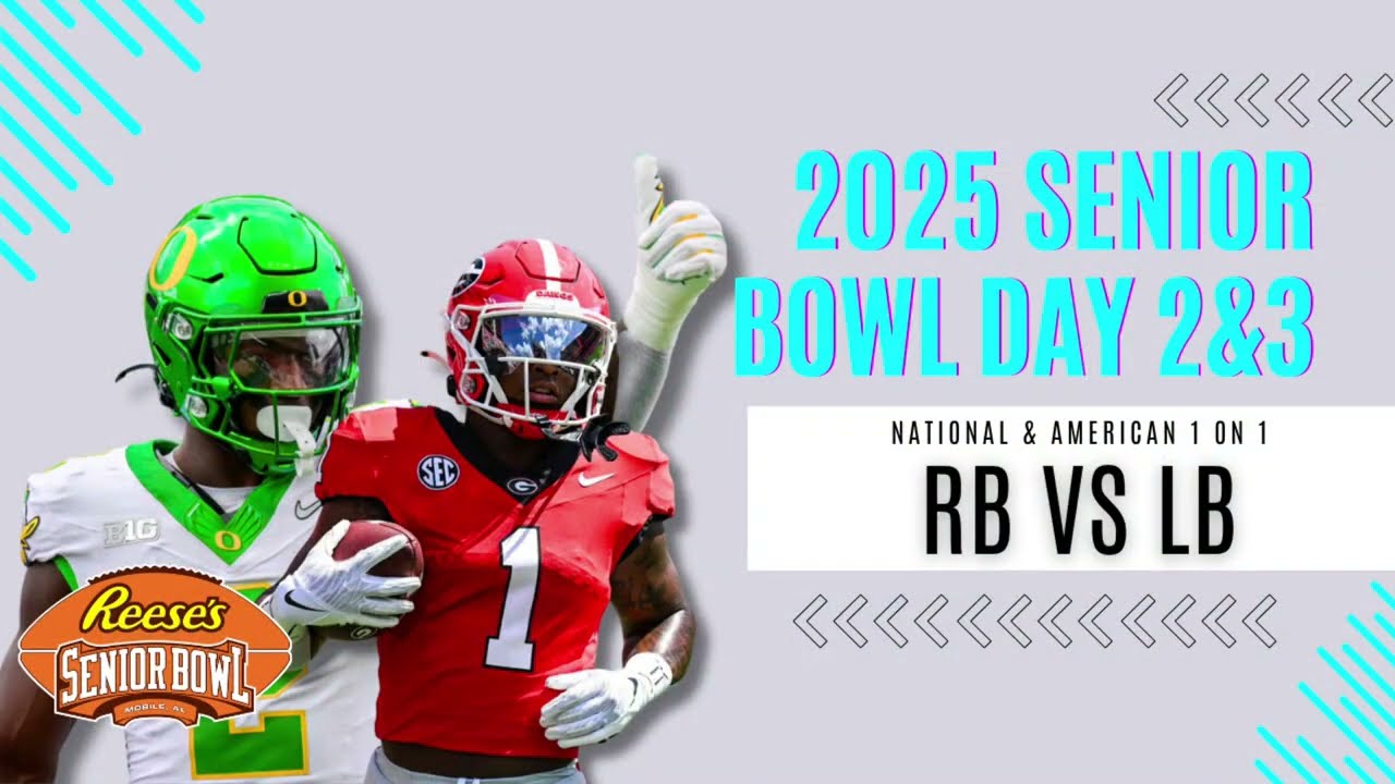 2025's BEST Senior Bowl RB vs LB 1 on 1s Battles!