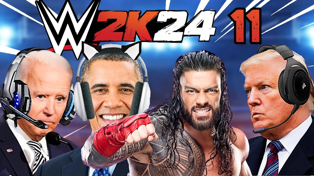 Президенты США играют в WWE2k24 - Pt.11