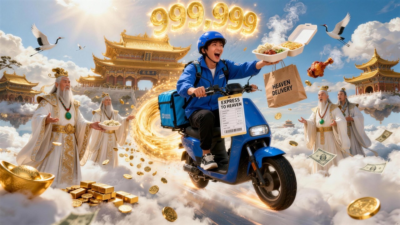 Poor Delivery Man Killed By Wife, Delivers To Heaven, Gods Pay Him $999M #movie #drama