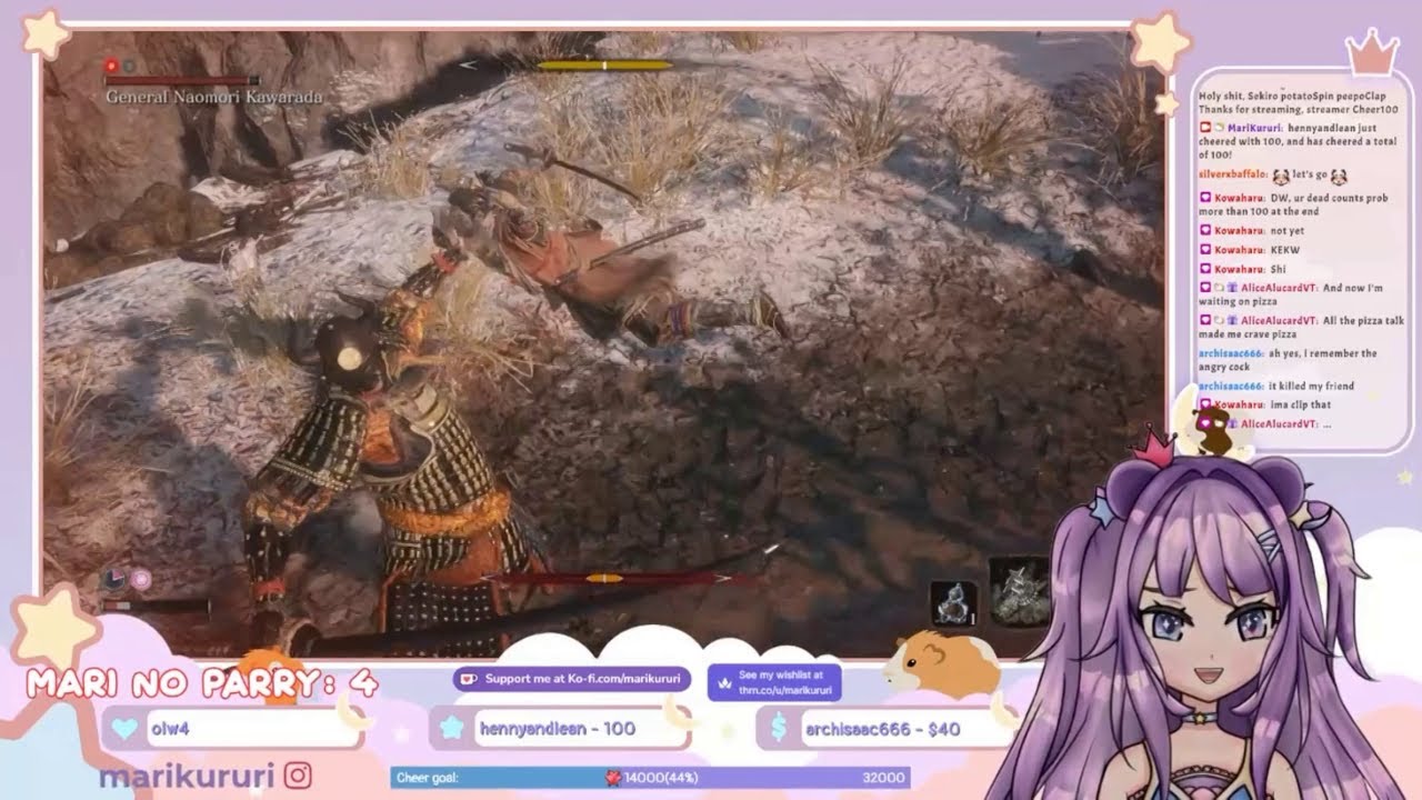 Mari Kururi's Let's Moments in Sekiro: Shadows Die Twice.