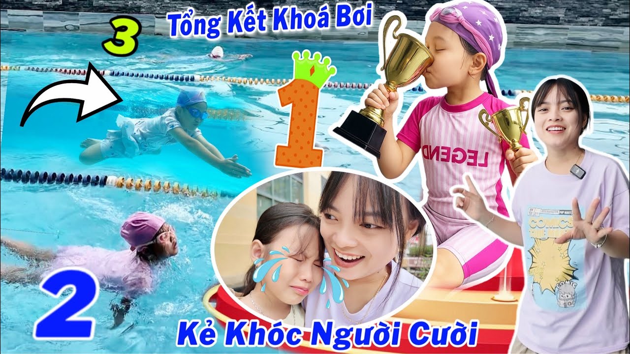Tổng Kết Khoá Bơi Của Em Quỳnh Nhi Và Những Giọt Nước Mắt