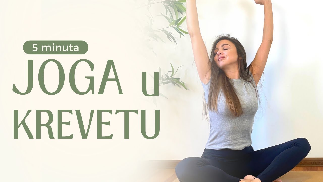 5 min Jutarnje Razgibavanje u Krevetu | Lagane jutarnje vežbe istezanja za lepše buđenje | Samo Joga
