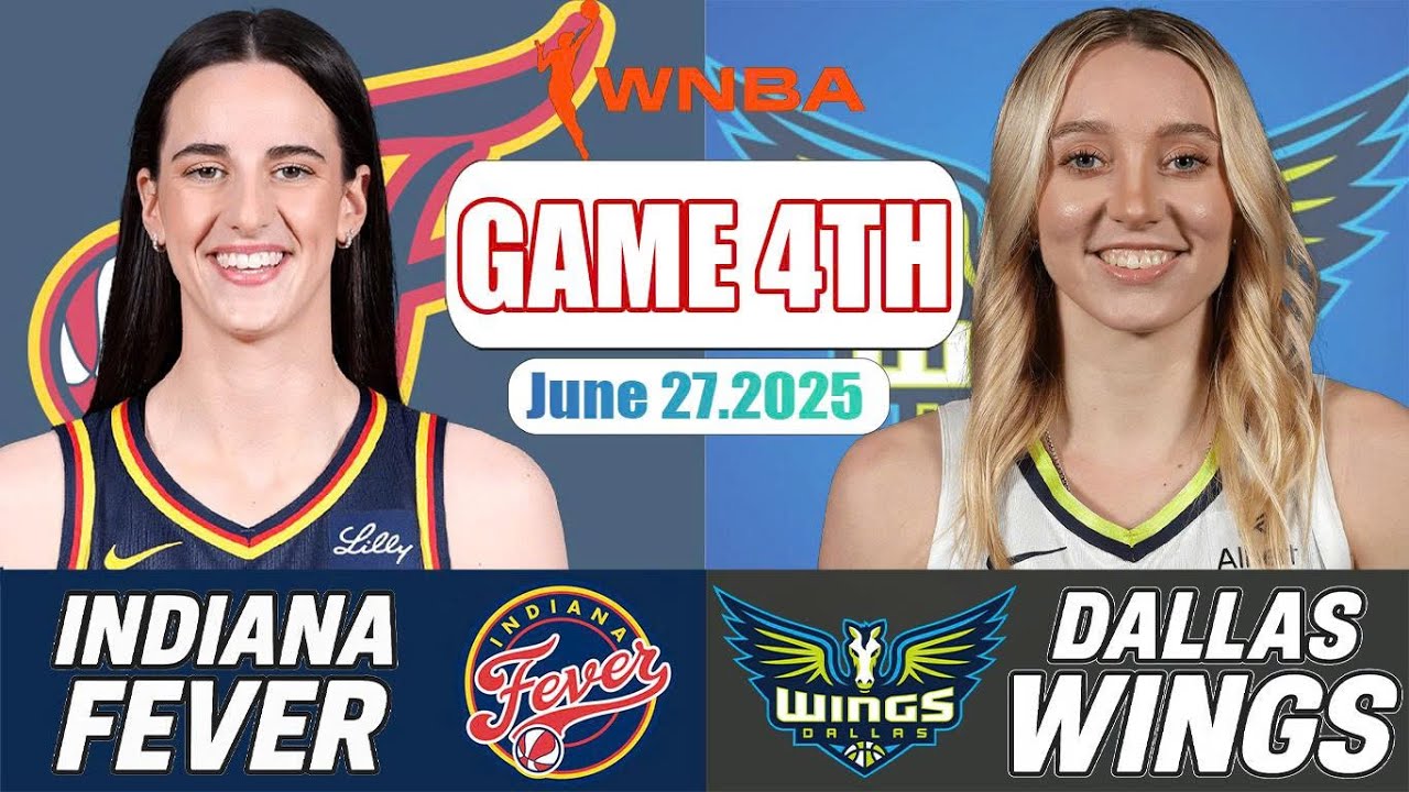 Indiana Fever VS Dallas Wings Game 4th Highlights June 27,2025 WNBA Season 2025