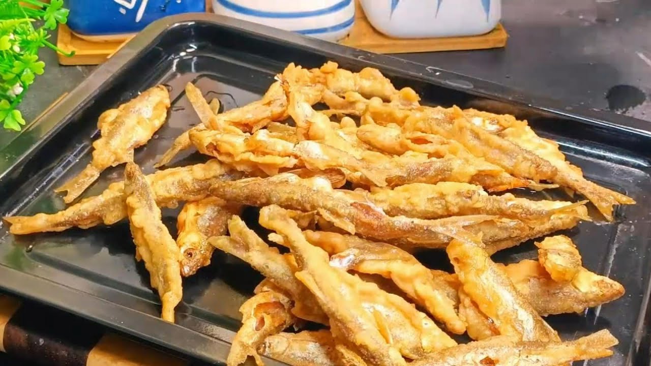 How to Make Crispy Fried Small Fish 🐟