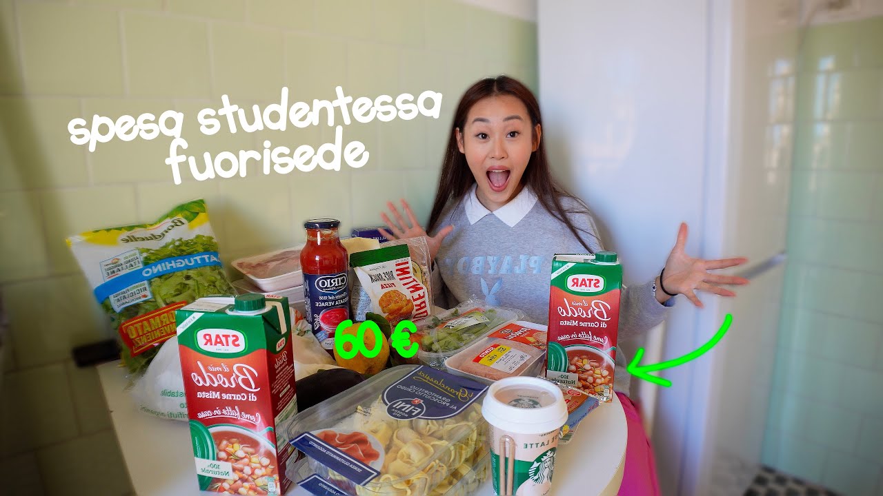 VLOG: svuota la spesa unboxing cibo studentessa università !!