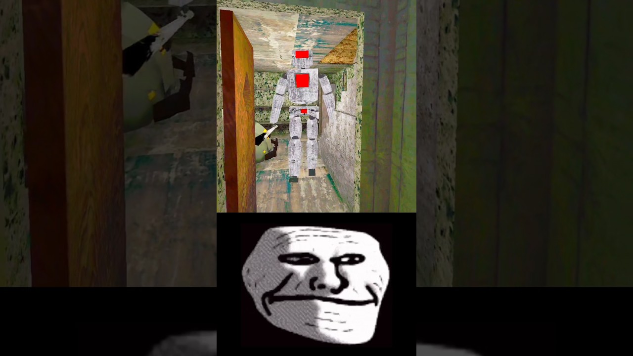 Big Robot Granny Revenge Trollface Edit 😈 #granny #gaming #trending #trollface #edit #shorts