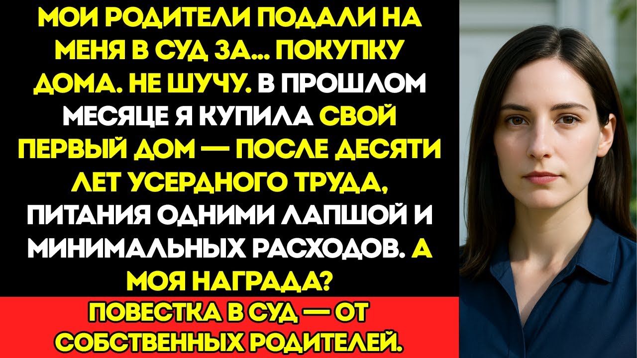 Мои Родители Подали На Меня В Суд За… Покупку Дома. Без Шуток