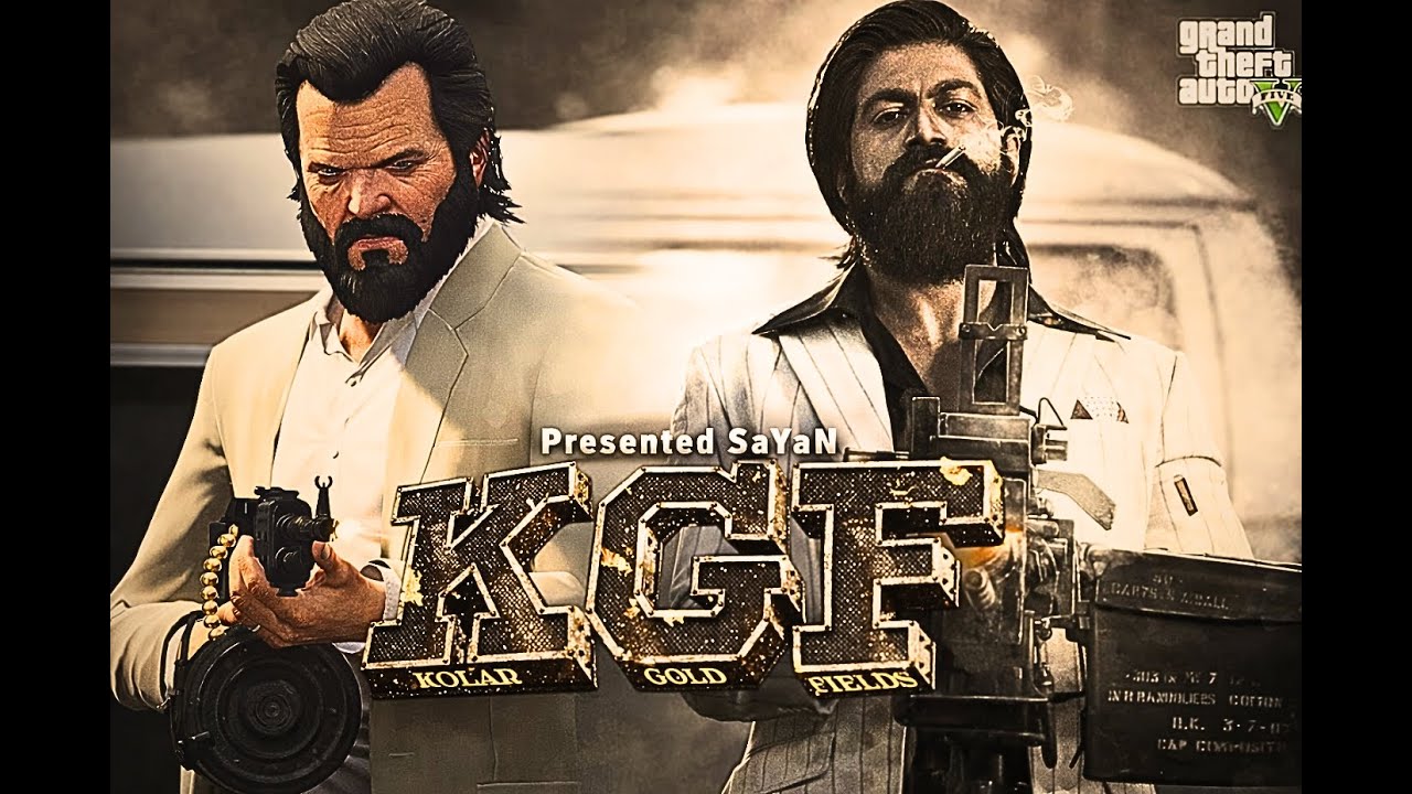 KGF Chapter 1 in GTA V 🎥 | Indian 4k Cinematic Story 🔥 #gta5 #kgf #kgf2 #viral #movie