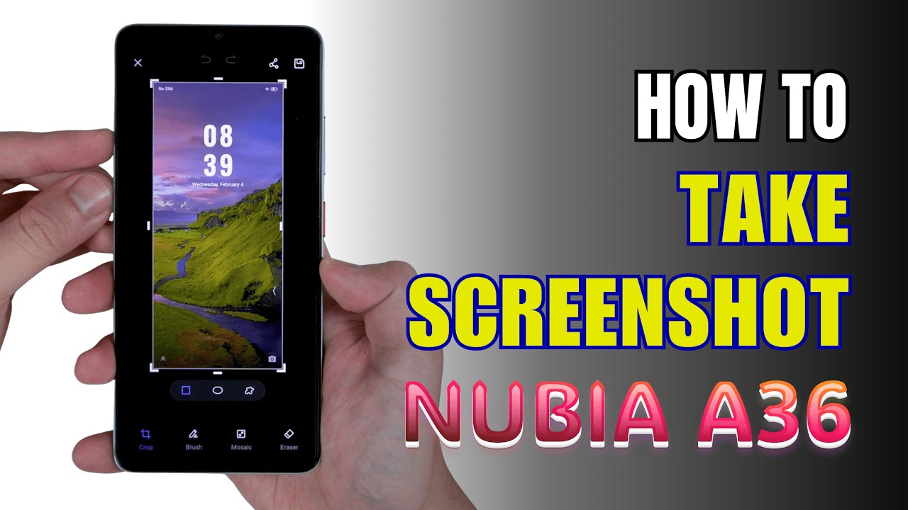 How to Take Screenshot Nubia A36