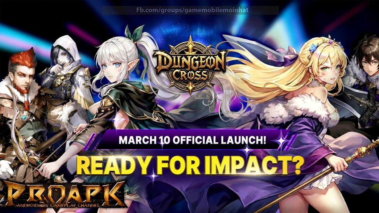 Dungeon Cross - Relic Hunter Gameplay Android / iOS (Official Launch)