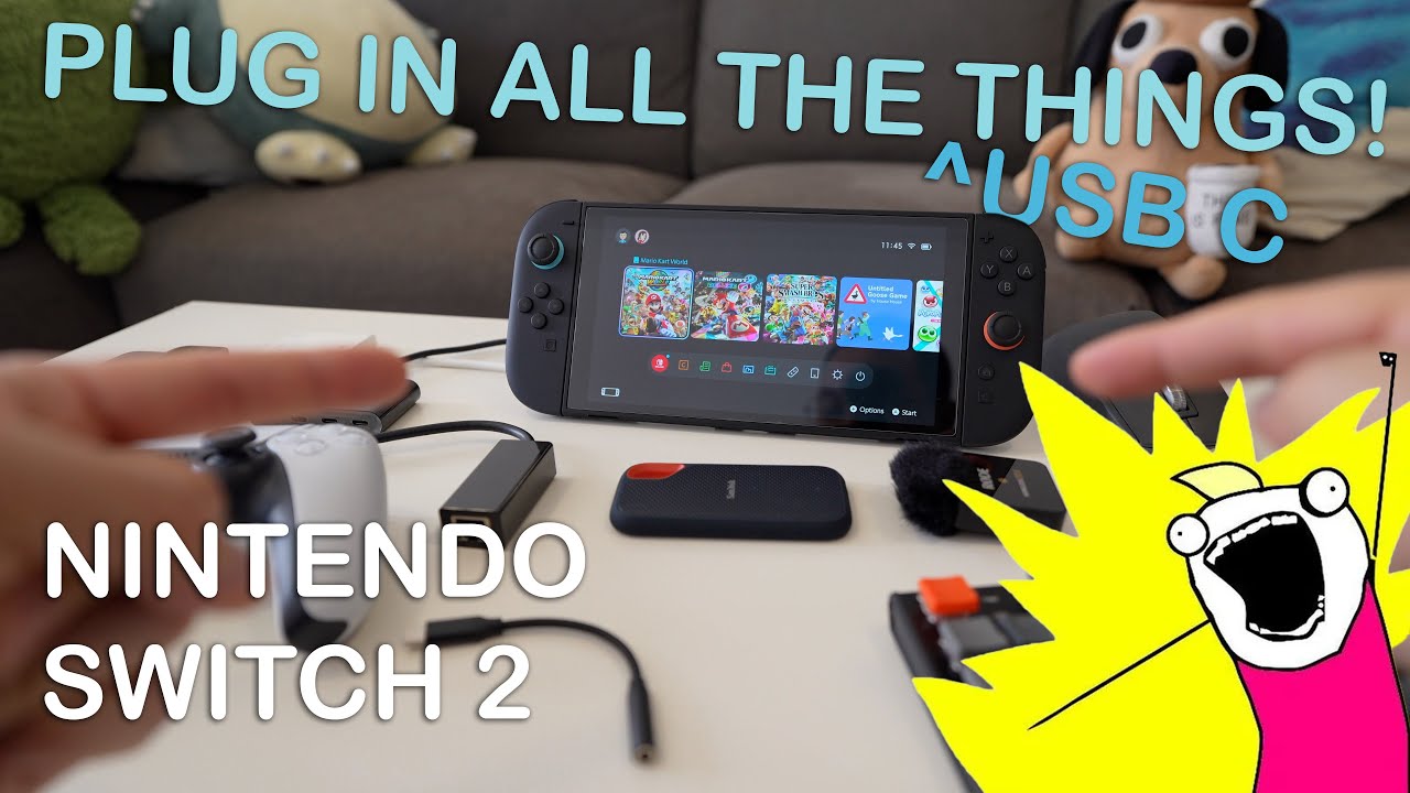 Plugging things into the Switch 2!