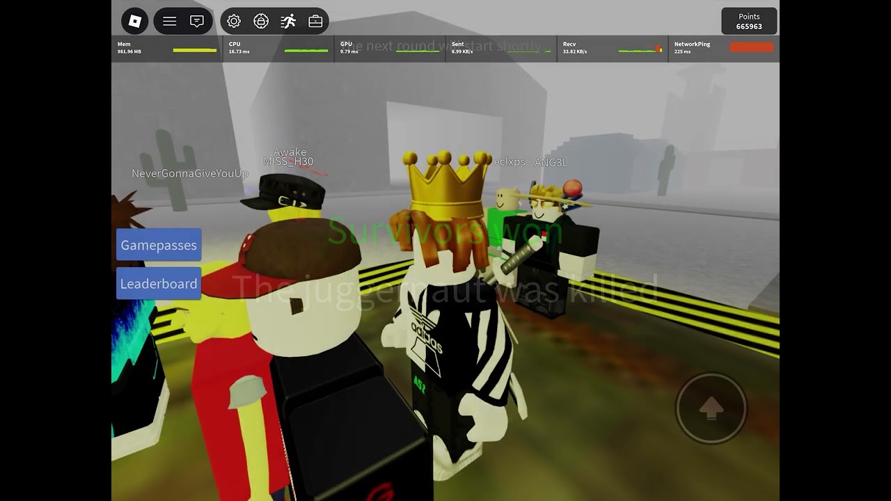The guy afk im now ready to job here Juggeurant mode roblox survive killers and kill in area 51 !!!