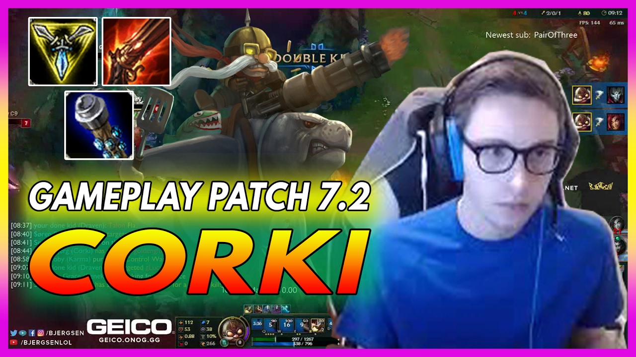 389. Bjergsen Corki vs Talon Mid - February 5th, 2017 - Patch 7.2 Season 7