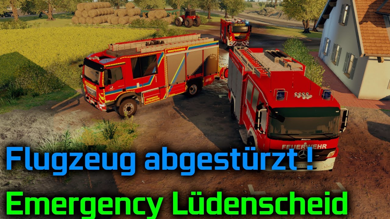 Kleinflugzeug in Waldstück abgestürzt ! | Emergency Lüdenscheid