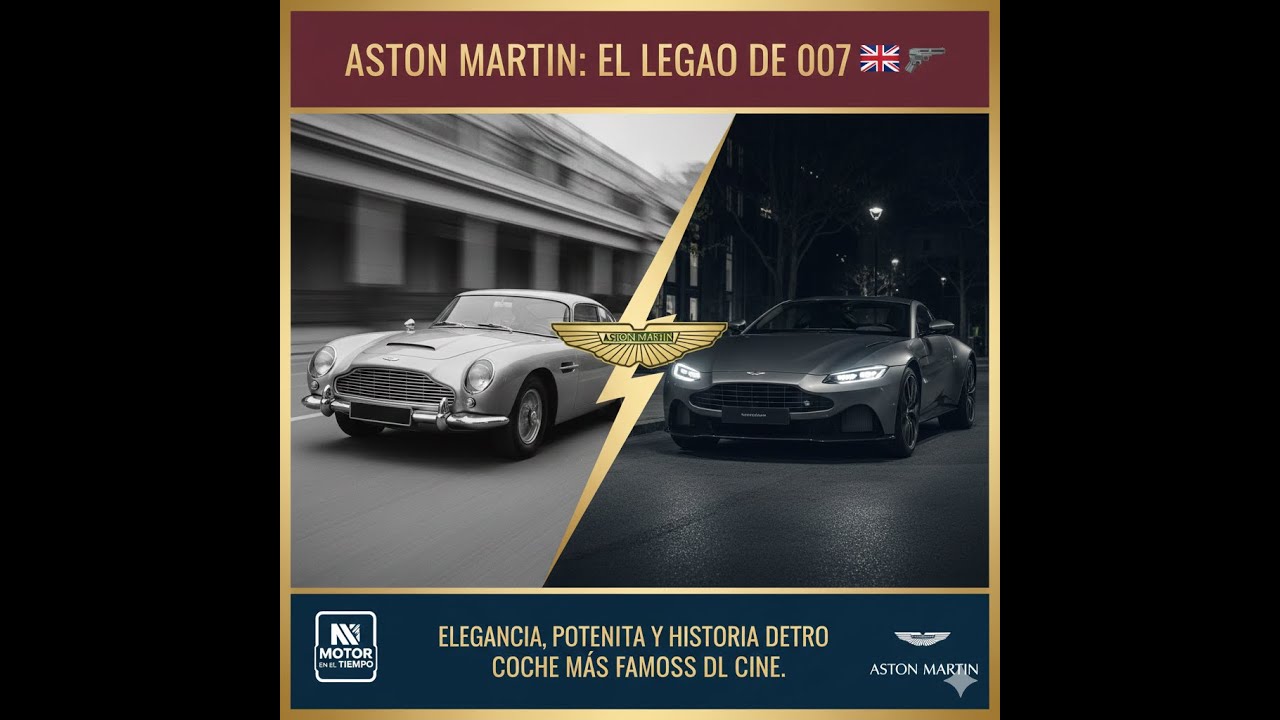 ASTON MARTIN: El coche de James Bond, la leyenda británica 🇬🇧🔫