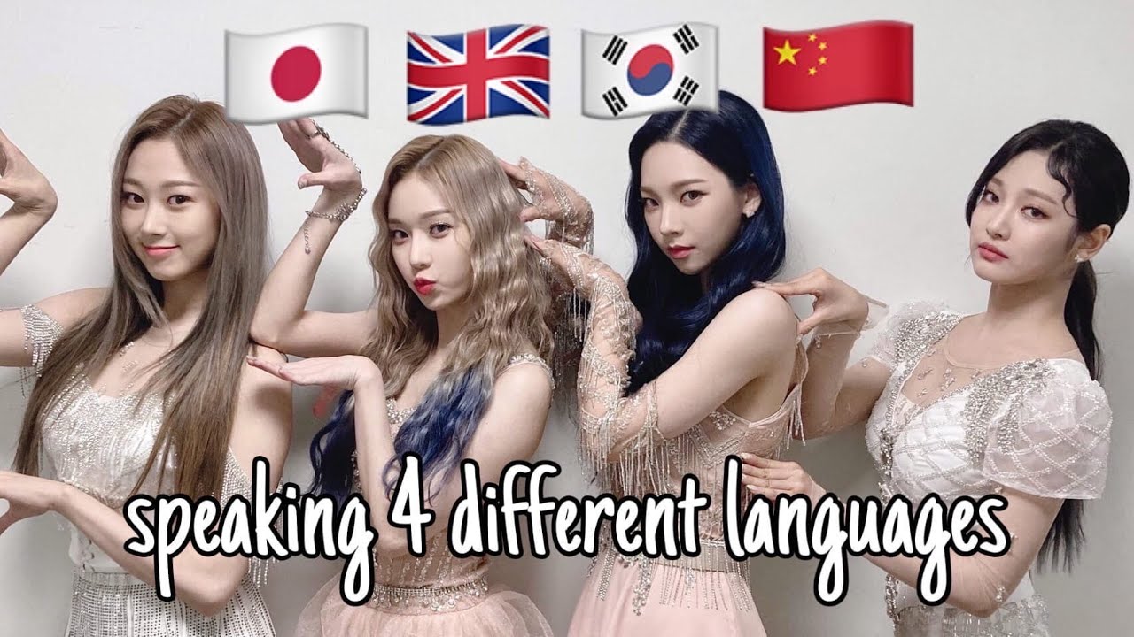 aespa speaking multiple languages