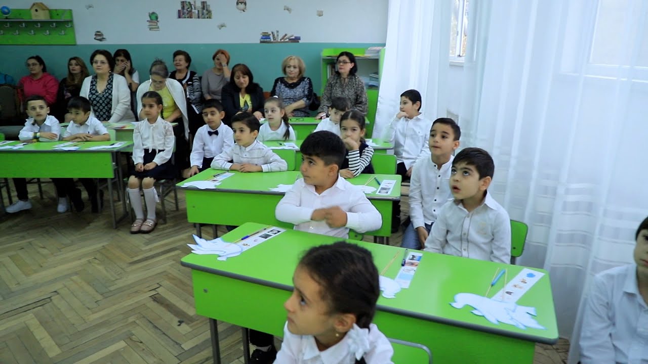 Ա տառի բաց դասը 1 բ դասարան